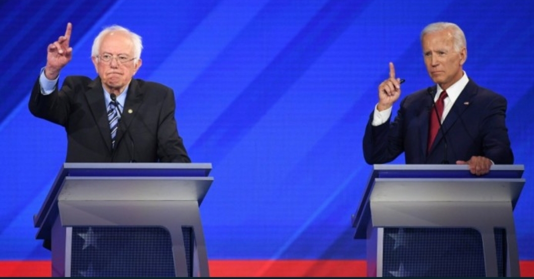 Bernie Sanders et Joe Biden 