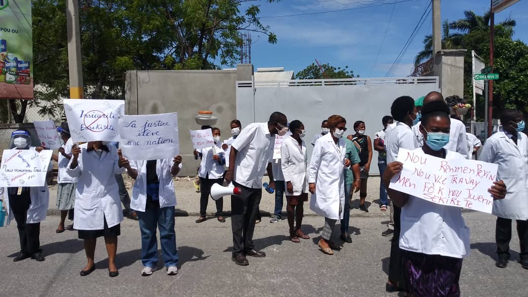 Sit-in des professionnels de la santé 