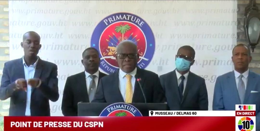 Le PM, lors d'un point de presse ce lundi 12 Avril