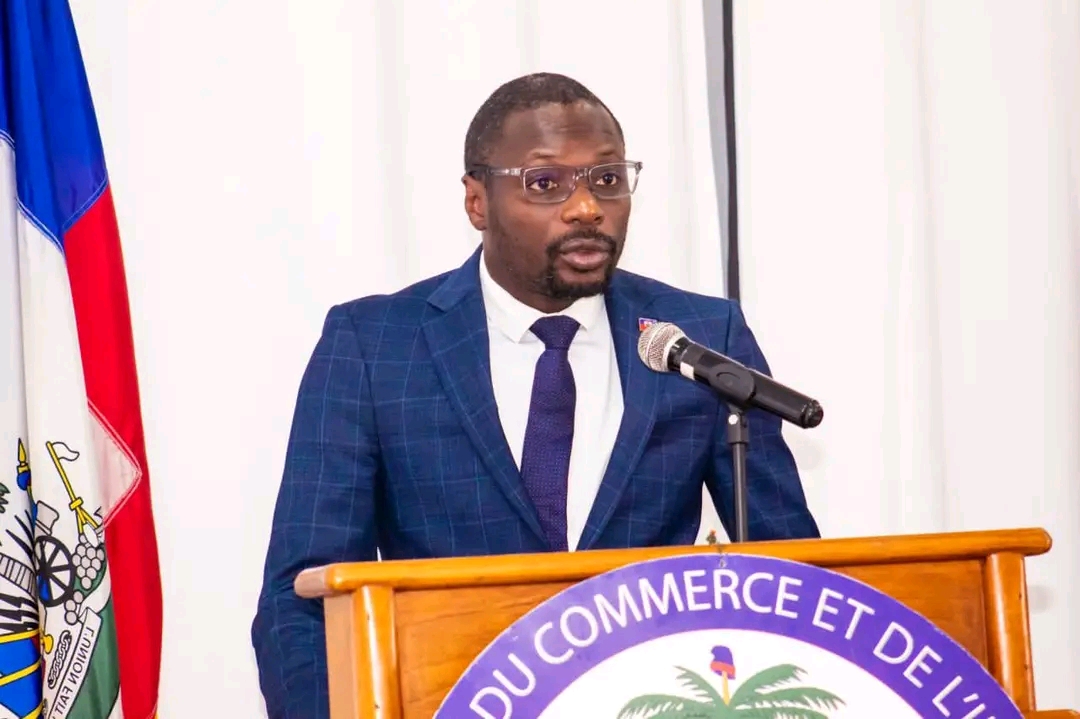 Le Ministre du Commerce et de l’Industrie James Monazard