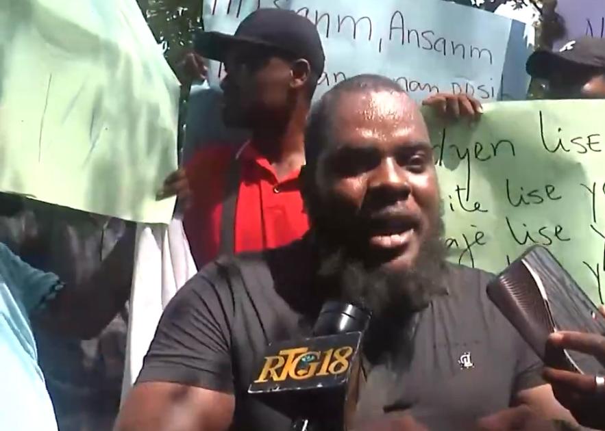 Sit-in des enseignants 