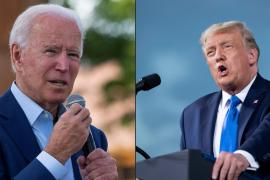 Vice Président joe Biden et Président Donald Trump 