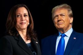 Vice-présidente Kamala Harris et Donald Trump 