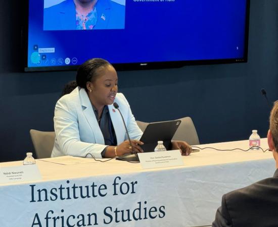 Sandra Paulémon, à Georgetown University 