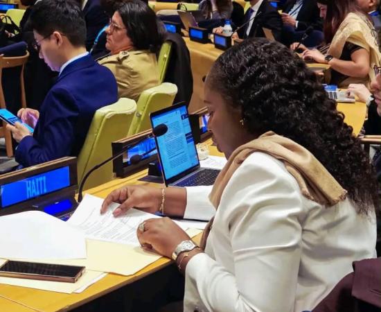 Sandra Paulemon porte le plaidoyer des pays de la CARICOM à l’ONU