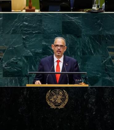 Alix Didier Fils-Aimé, premier ministre à l'ONU